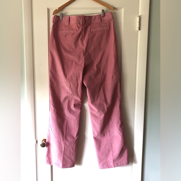 Dickies Womens pink Corduroy Pants Size 14 wide leg - Picture 8 of 15